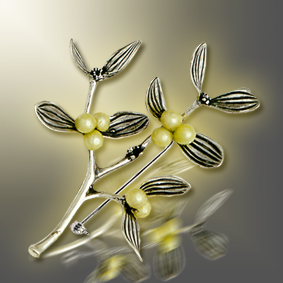 spiella vischio - silver flower 925