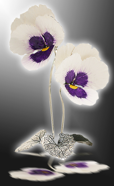 pansea - www.giroartsrl.it - fiore d'argento