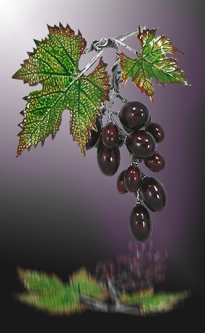 grappolo di uva - www.giroartsrl.it - fiore d'argento